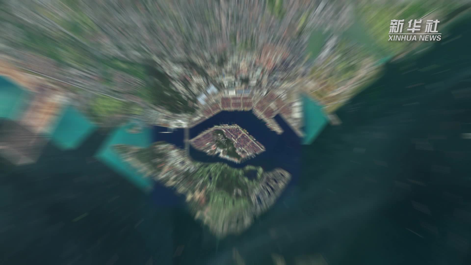 新华社消息｜59万千米外！天问二号拍摄的地月影像图发布