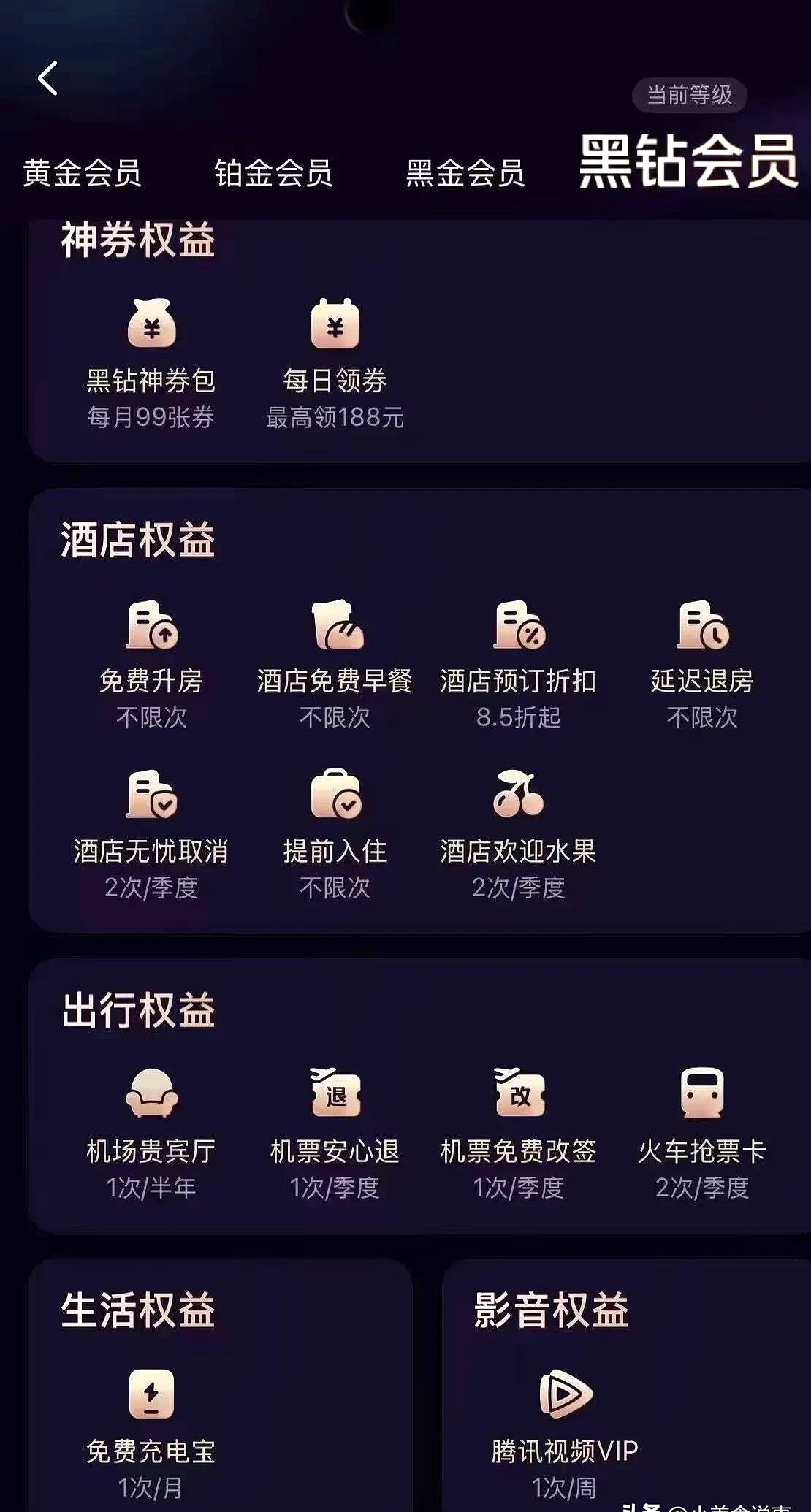 多家热门主题乐园联手美团，将为黑钻会员提供“免排队”“免门票”等权益